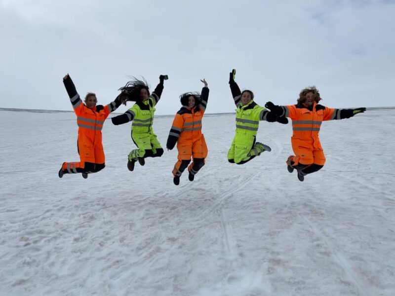 From Geysir: Snowmobile Adventure on Langjökull Glacier - The Bumpy Drive to the Glacier Base Camp