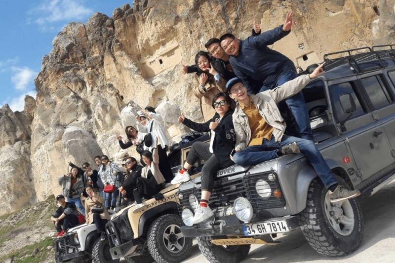 From Göreme/Ürgüp: Cappadocia Jeep Safari Sunrise or Sunset - Visiting the Iconic Fairy Chimneys and Rock Formations