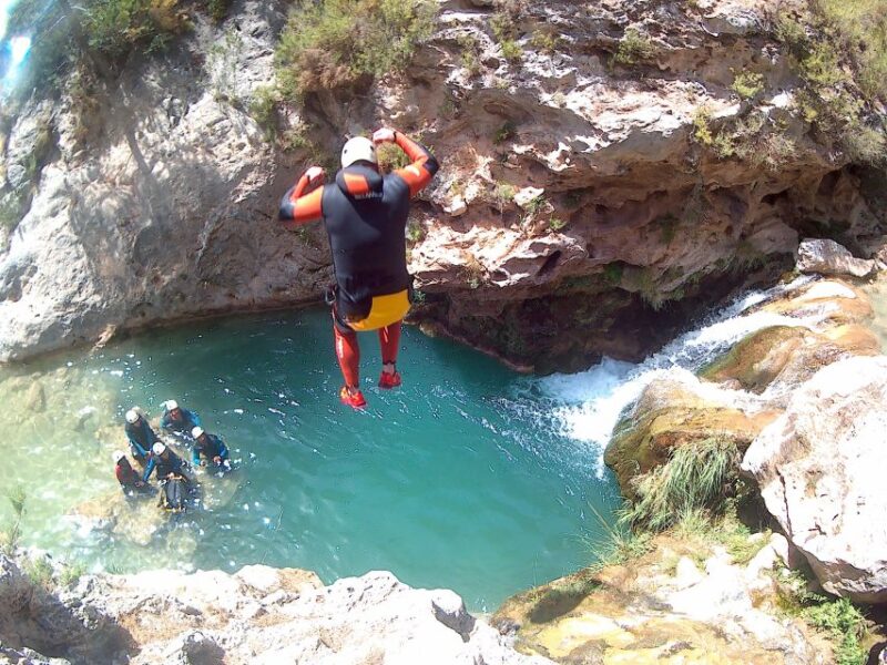 From Granada: Rio Verde Canyoning Tour - The Thrilling Rappelling and Jumping Activities