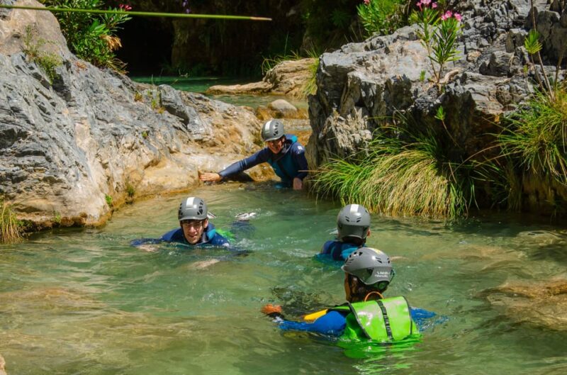 From Granada: Rio Verde Canyoning Tour with Lunch - Snack and Lunch Amidst Nature