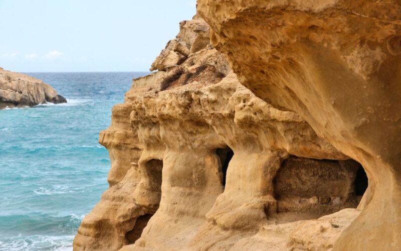 From Heraklion: Matala Hippie Beach, Relaxing Trip & Pickup - Discover Matala: The Iconic Hippie Beach of Crete