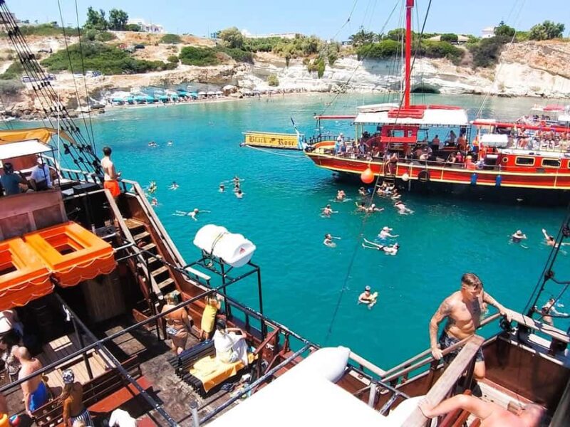 From Hersonissos: Half-Day Pirate Boat Trip with Lunch - Exploring Malia and Stalis with a 45-Minute Break