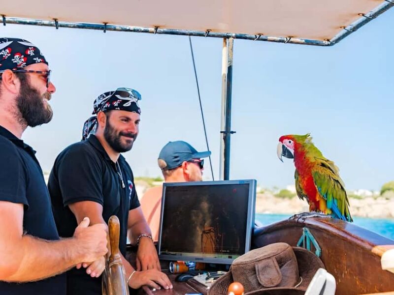 From Hersonissos: Half-Day Pirate Boat Trip with Lunch - Food and Drink Options During the Trip