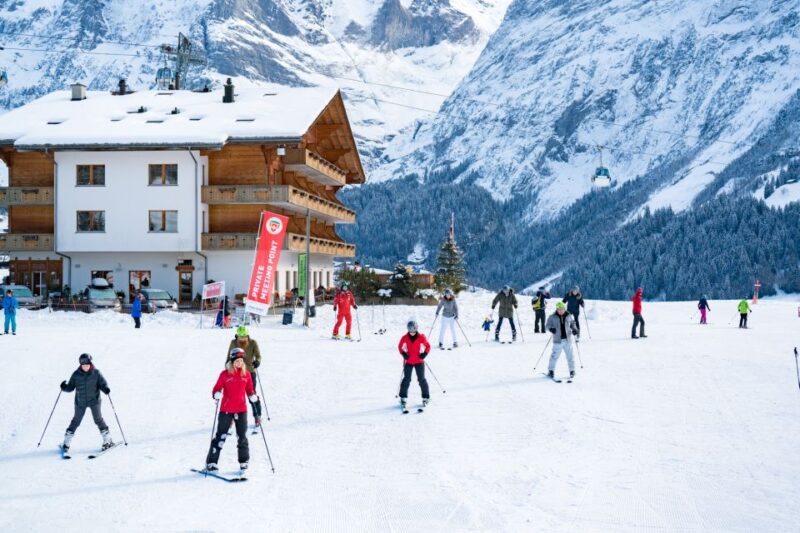 From Interlaken: 8-Hour Skiing in Grindelwald for Beginner's - Learning to Ski on the Bodmi Slopes
