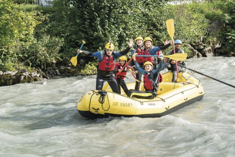 From Interlaken: Family Rafting - The Guides and Multilingual Support