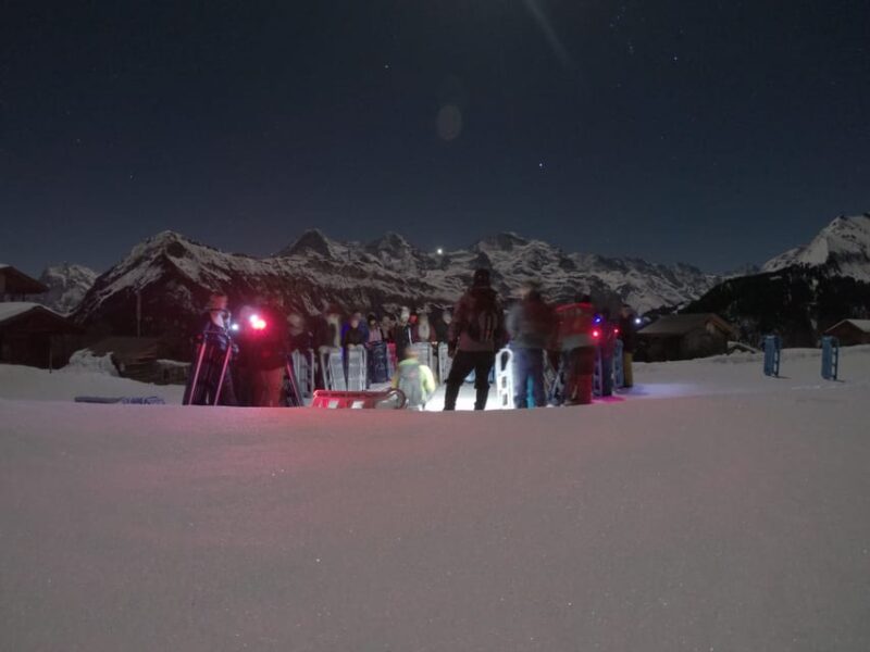 From Interlaken: Night Sledding with Cheese Fondue Dinner - Key Points