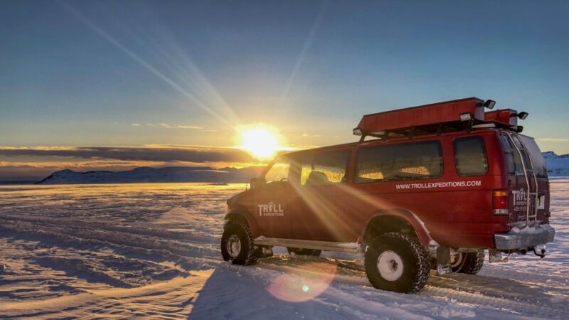From Jökulsárlón: Crystal Blue Ice Cave Super Jeep Tour - Safety Measures and Equipment Provided