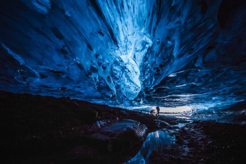 From Jökulsárlón: Vatnajökull Glacier Blue Ice Cave Tour - Inside the Ice Cave: Colors, Formations, and Safety