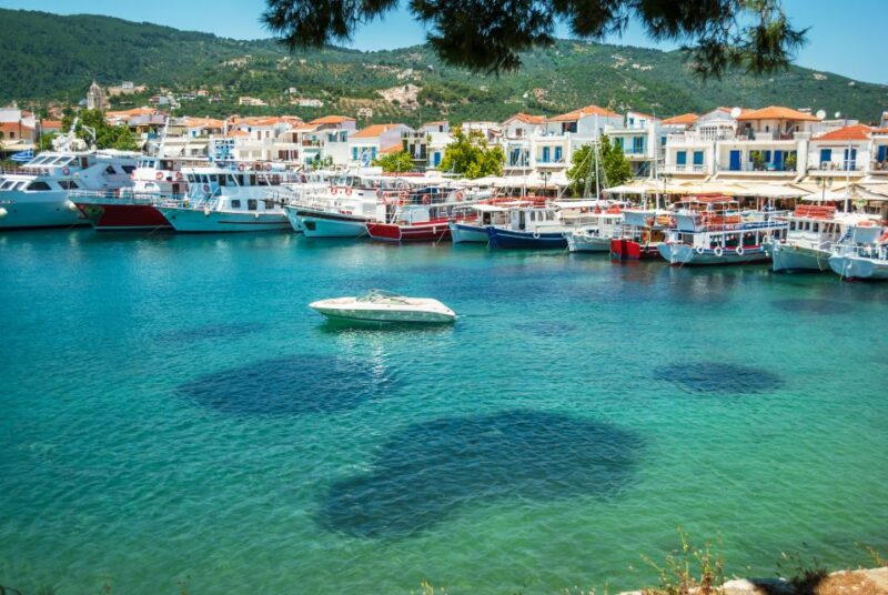 From Katerini: Skiathos Island Day Tour with Swimming - Key Points