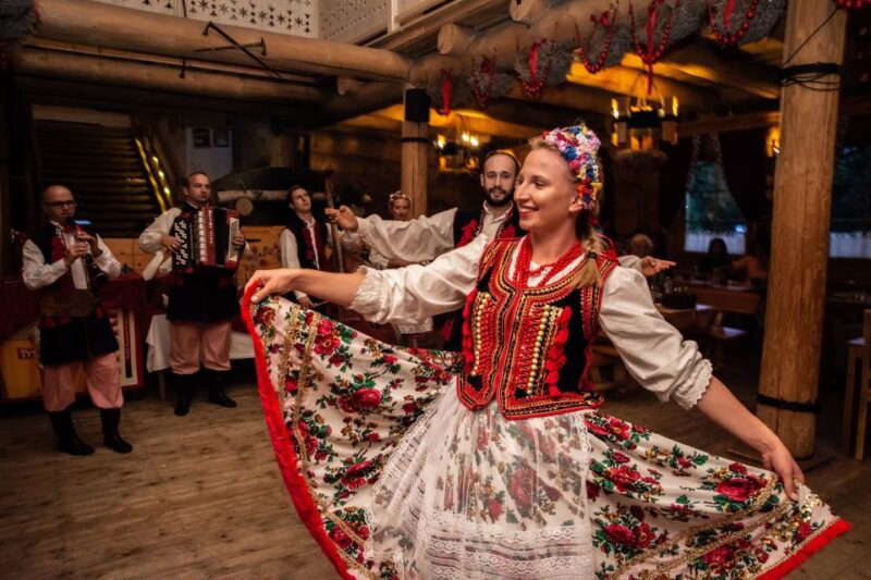 From Krakow: Polish Folk Show with All-You-Can-Eat Dinner - Live Polish Folk Music and Dancing Entertainment