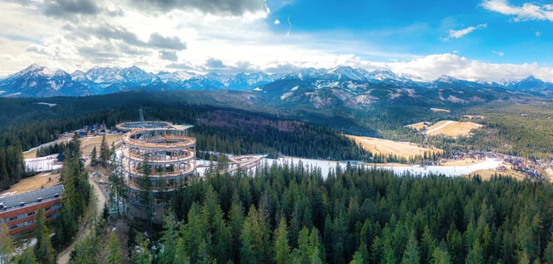 From Kraków: Sky Walk Heart of Poronin - Starting Point: Convenient Pickup from Kraków