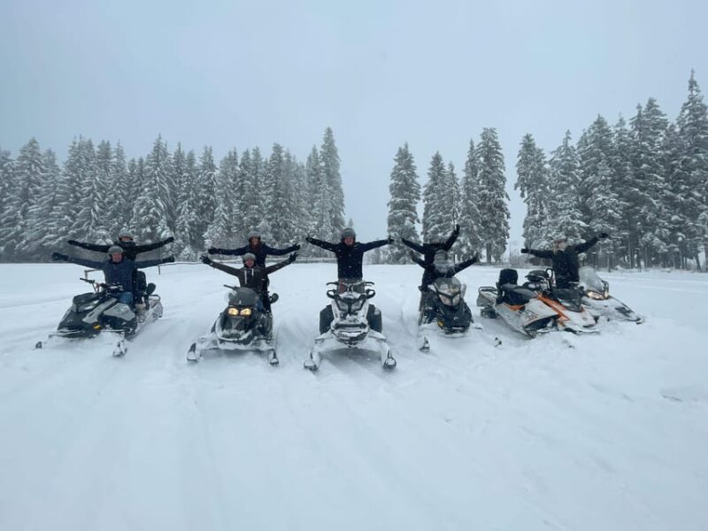 From Krakow: Zakopane Snowmobile NIGHT Ride, Bonfire, - Key Points