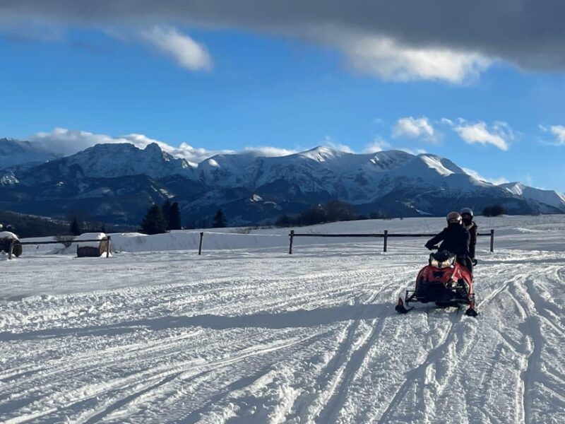 From Krakow: Zakopane Snowmobile NIGHT Ride, Bonfire, - Zakopanes Charm and Photo Opportunities