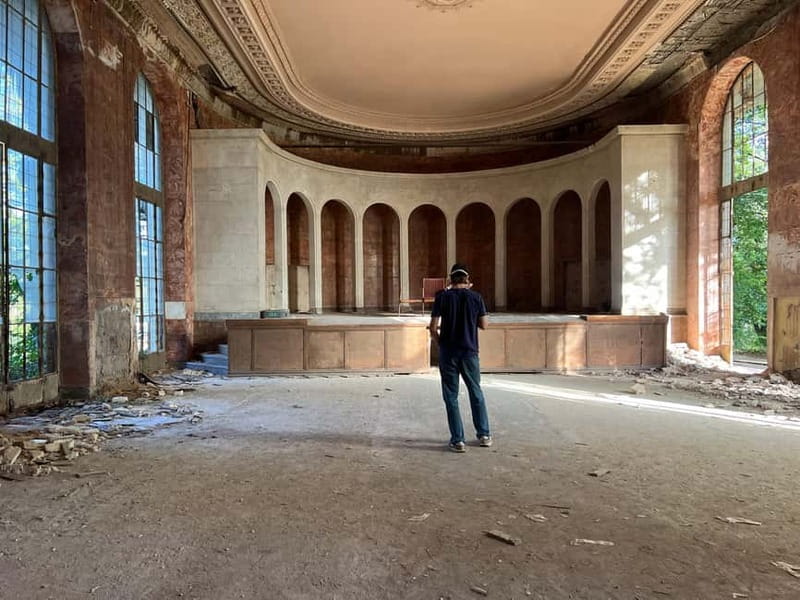 From Kutaisi: Soviet-Era Sanatoriums of Tskaltubo - Optional Highlights: Military Sanatorium and Mosaic Playground