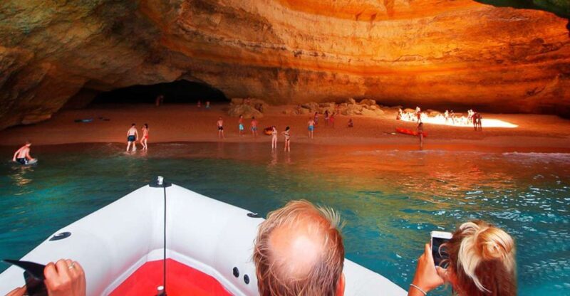 From Lagos: Benagil Sea Caves Tour with a Local Guide - Discover the Benagil Sea Caves on a Speedboat from Lagos for $40