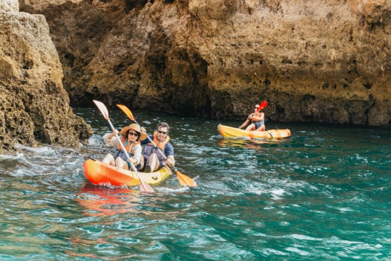 From Lagos: Explore Ponta da Piedade Sea Caves by Kayak - Discovering Hidden Beaches and Secluded Coves