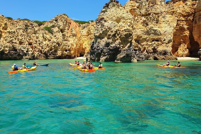 From Lagos: Kayak Tour of Ponta da Piedade Caves on Catamaran - Departure Times and Booking Advice