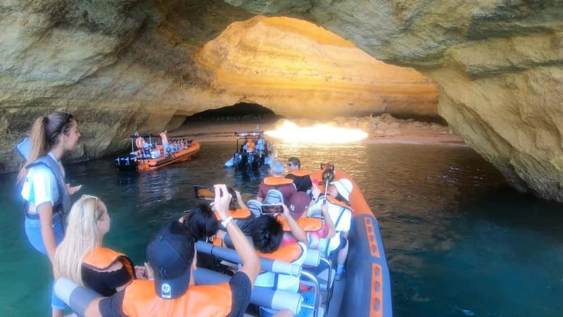 From Lagos: Scenic Cruise to the Benagil and Carvoeiro Caves - Explore the Algarve Coast by Speedboat from Lagos