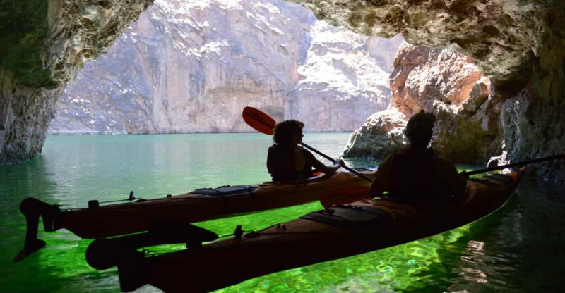 From Las Vegas: Guided Four Hour Emerald Cave Tour w/lunch - The Scenic Paddle Along the Colorado River and Black Canyon