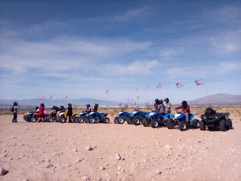 From Las Vegas: Nellis Dunes ATV Tour with Shuttle Transfer - Key Points