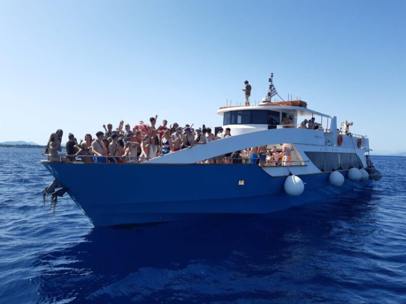 From Lefkimmi: Corfu, Kavos Party Booze Cruise - Key Points