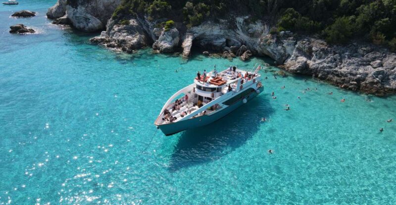 From Lefkimmi: Paxos, Antipaxos & Blue Caves Speedboat Tour - Swimming and Relaxing at Antipaxos