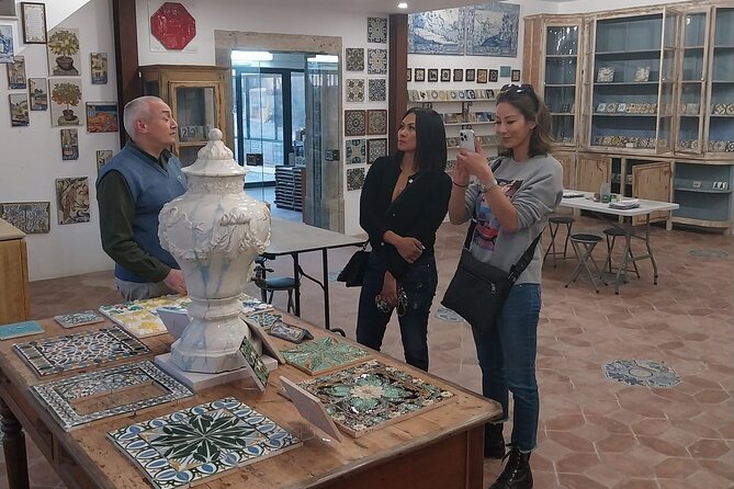 From Lisbon: Arrábida day tour with wine tasting! - Artisanal Tile-Making at Azulejos de Azeitao
