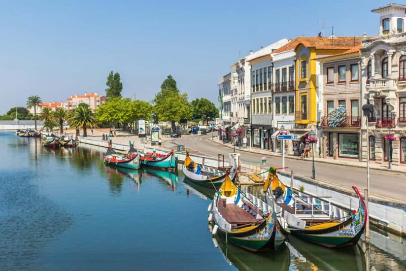 From Lisbon: Aveiro, Boat Ride, Costa Nova & Coimbra Private - Scenic Boat Ride in Aveiro: Portugals Venice