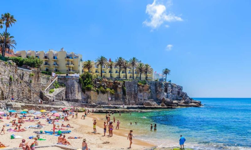 From Lisbon: Cascais Estoril Beach & Wine Pass - Visiting Praia da Bafureira and the Cliffs of Parede