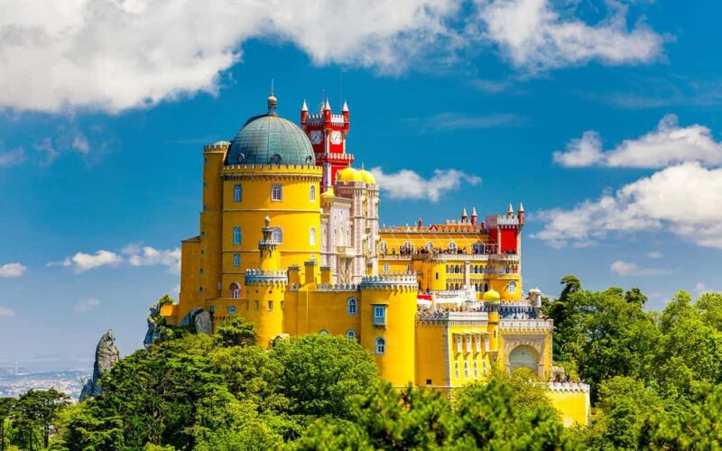 From Lisbon: Pena Palace, Moorish Castle & Cabo da Roca tour - Lunch and Free Time in Sintra Town