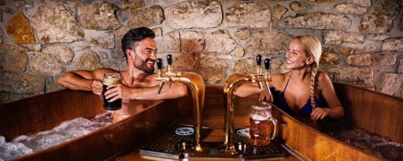 From Lisbon: Wine, Beer, and Tapas Tasting at a Spa - Convenient Pickup and Private Transportation from Lisbon