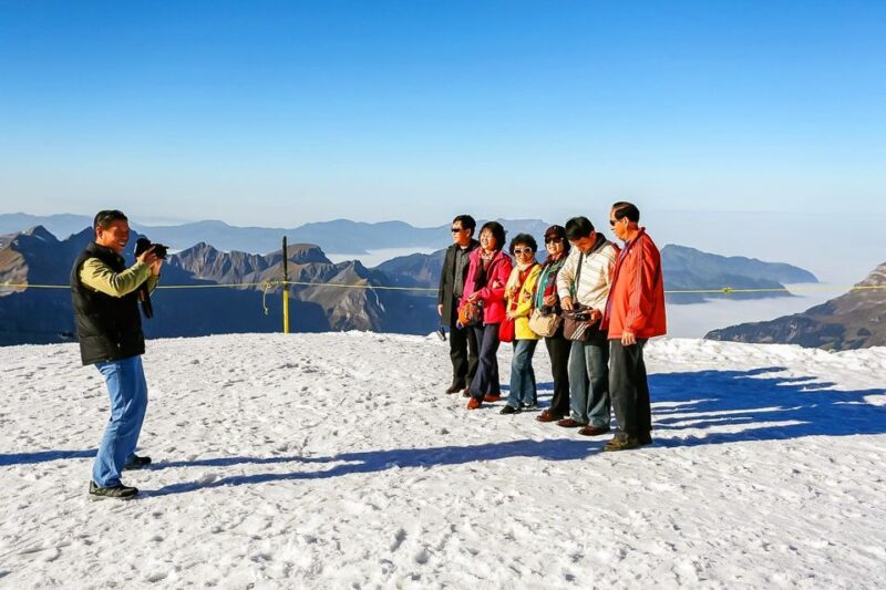 From Lucerne: Titlis Half-Day Tour  Eternal Snow & Glacier - Guides and Group Experience