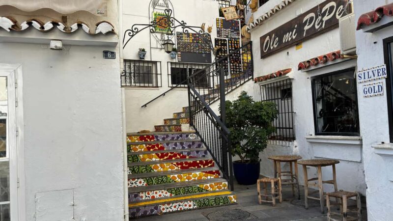 From Málaga: Private Mijas Tour - Luxury Tesla X Ride - The Scenic Drive to Mijas with Photo Stops