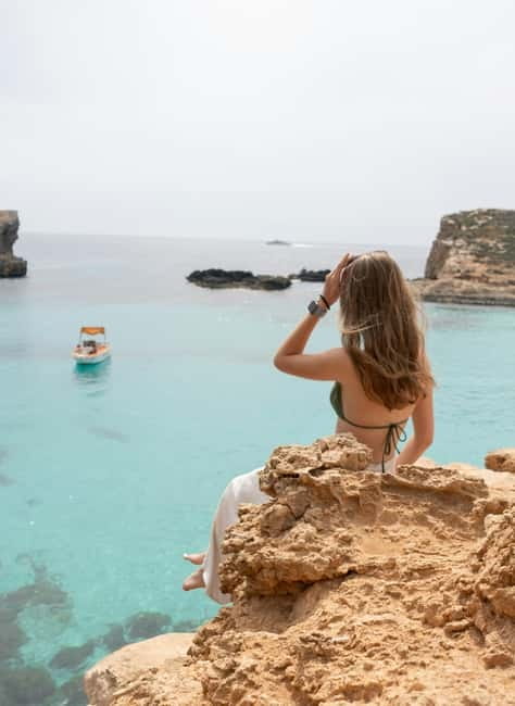 From Malta: 2 hour Private Charter to Comino & Gozo - Exploring Cominos Blue Lagoon and Surroundings