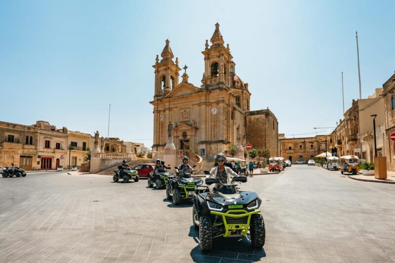 From Malta: Gozo Quad Bike Tour + Comino Boat Tour and Lunch - Key Points