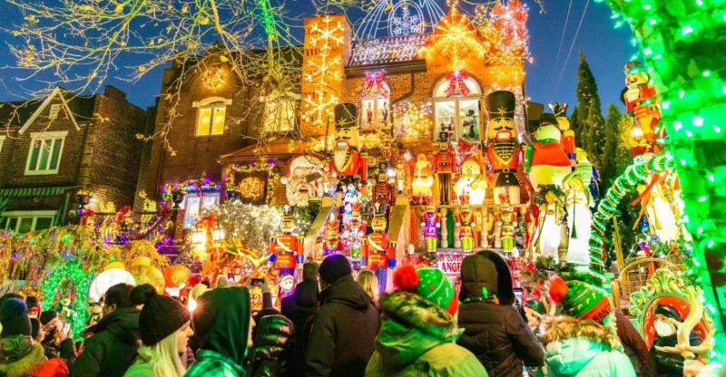 From Manhattan: 4-Hour Dyker Heights Holiday Lights Bus Tour - Key Points