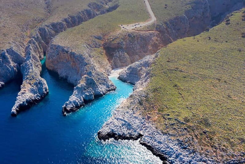 From Marathi: 8-Hour Seitan Limania-Ombrosgialos & more trip - Visiting Koutalas Beach and Seaside Villages