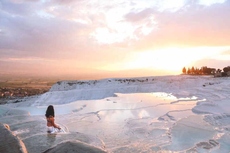 From Marmaris: Pamukkale Evening Tour with Transfer & Dinner - Swimming in Cleopatra’s Pool (Extra Cost)