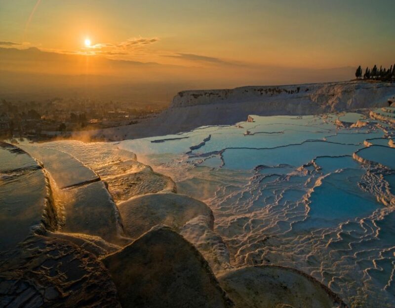 From Marmaris: Pamukkale Evening Tour with Transfer & Dinner - Visiting the Ancient Ruins of Hierapolis