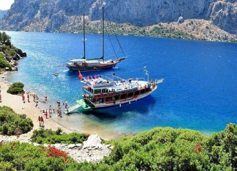 From Marmaris: Turkish Aegean Coast Boat Trip with Lunch - Swimming Breaks at Bencik Bay and Gear Island