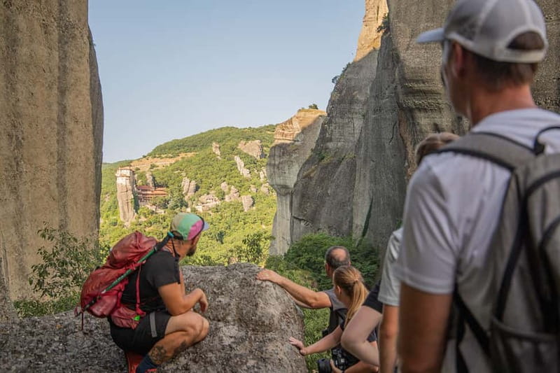 From Meteora: Hidden Hermit Caves Sunset Hiking Tour - Scenic Start at Kastraki Village