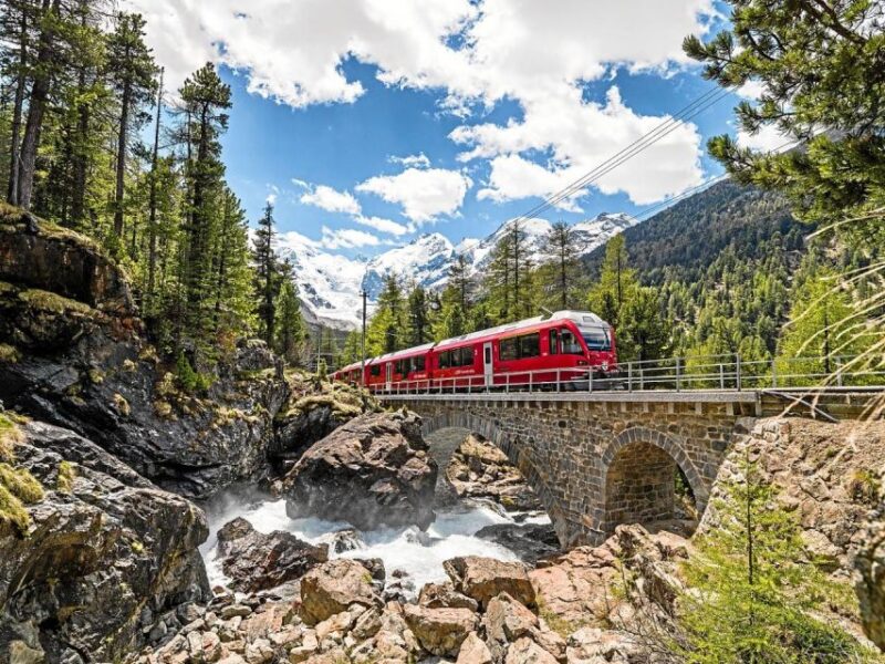 From Milan: Bernina and St. Moritz Day Tour by Scenic Train - Discover the Bernina Red Train and Its UNESCO World Heritage Route