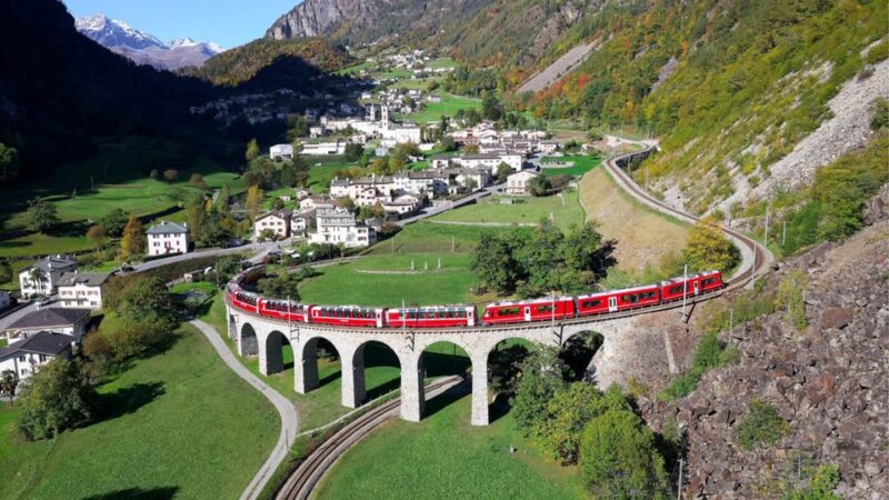 From Milan: Bernina Express Train and St. Moritz Tour - Riding the Bernina Express: Panoramic Views and Unique Carriage Experience