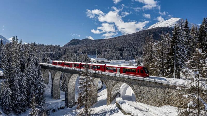 From Milan: Bernina Express Train and St. Moritz Tour - Arriving in St. Moritz: Free Time to Explore and Shop