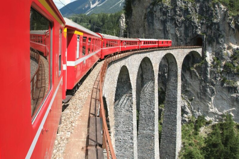 From Milan: Round-Trip Bernina Red Train to Saint Moritz - Key Points