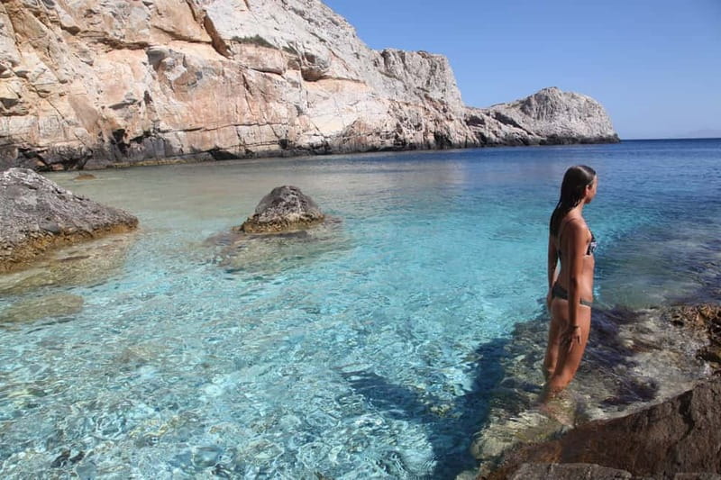 From Milopotas: Ios Island Scenic Snorkeling Cruise - Exploring the Coastline of Ios by Boat