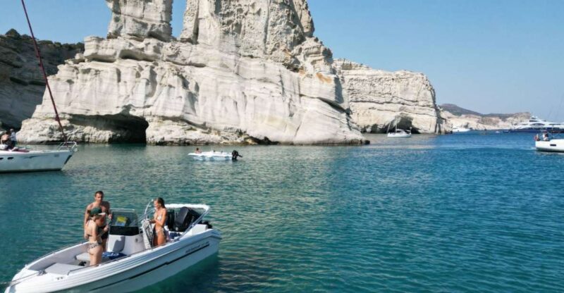 From Milos: Half-Day Private Cruise to Kleftiko & Sikia Cave - Swimming and Snorkeling at Milos Beaches