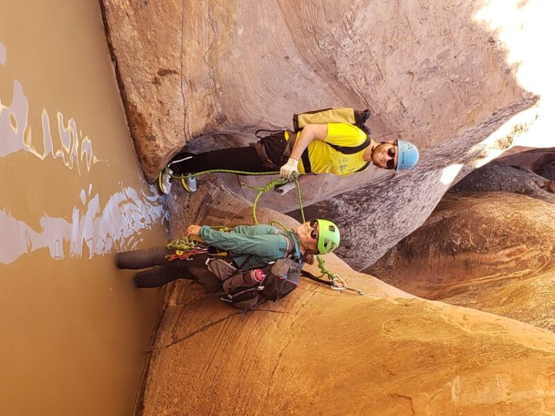 From Moab: Half-Day Canyoneering Adventure in Entrajo Canyon - Learning Can-Y Techniques: Rappelling, Downclimbing, and Chimneying