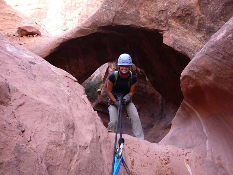 From Moab: Rock of Ages Moderate Rappelling Obstacle Course - Guides and Group Experience