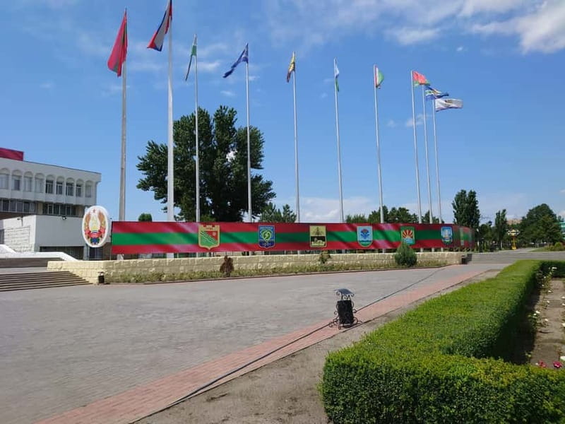 from Moldova:Tour to Soviet Transnistria with Cognac - Soviet Architecture and Monuments in Transnistria